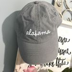 State of Mine Alabama Hat Light Gray Baseball Cap Adjustable Womens One Size Photo 2