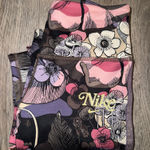 Nike Rare RUNNING Dri-Fit Floral Leggings with glitter golden details Photo 0
