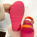 Melissa Brave Papete Fuchsia Pink Orange Platform Sandal NEW Size US 9 Photo 5