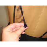 NWT New Designer Natori S Silky Black Embroidered Pajamas PJ's Womens Satin Tank Photo 3