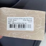 Meshki Tia Slinky Off Shoulder Maxi Dress Charcoal Gray Size XL NWT New Sexy Photo 9