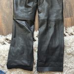 Maverick Leather Overalls in Black Size 4 Photo 8