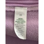 Aerie  Oversized Cozy Sweatshirt Womens Large Purple Ribbed Warm Lounge Pullover Photo 5