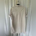 Sharagano  NWT A Line Rolled Tab Sleeve Mix Hemline Pullover Shirt Dress 8 Photo 7