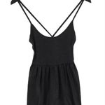 Silence + Noise  Black Mini Dress Racerback Photo 0
