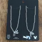 Disney NEW  Alice In Wonderland Best Friend Necklace Set of 2 Photo 3