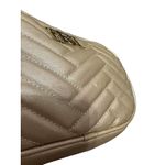 Badgley Mischka  Gold Camera Bag Cross‎ Purse Handbag Vegan Leather Studio Photo 2