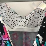 Anne cole  Tankini Top Multicolored Swimwear TOP ONLY Sz M EUC Floral Pink Black Photo 6