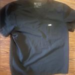 FIGS Unisex one pocket black  SCRUB TOP Photo 0