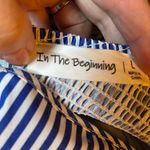 In the Beginning  size L sides stripes bows sundress Photo 5