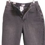 Good American  90s Duster Straight Leg Jeans Charcoal Black Faded Denim 10/30 New Photo 3