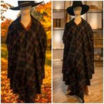 The Celtic Croft Tartan Cloak Green Plaid Oversized OS Multiple Photo 12