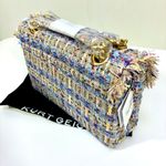 Kurt Geiger London Brixton Tweed Lock Bag Lilac NEW Shoulder Bag Photo 8