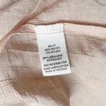 Downeast NWT Pleated Yoke Long Sleeve Blouse Light Beige Blush Size Small NEW Photo 7