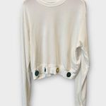 Lauren Moshi Spalding Hello Moshi Pullover In Milk Size Large Photo 8