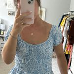 Sim & Sam blue flower top Photo 0