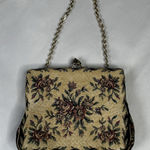 Vintage West Germany Purse Handbag Walborg Floral Tapestry Bronze Chain Princess Photo 0