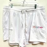 Bebe NWT Women Shorts White Plus Comfy Summer Loungewear Plus Size 2X Photo 0