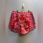 Farm Rio  Red Floral High Waist Shorts Photo 1