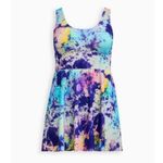 Torrid Wireless Long Length Colorful Tie Dye Swim Dress Size 12 LARGE Photo 3