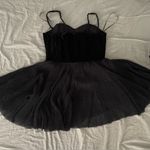 ZARA  VELVET DOTTED MESH DRESS Photo 1