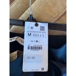 ZARA Black Mini Skirt Bow Embellishment Rhinestone Crystal Accent Size M Photo 2