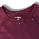 Ruff Hewn  Dress Womens Small Black Studded Sweatshirt Kangaroo Pocket  80s Vibe Photo 2