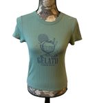 American Eagle Mint Green Gelato Graphic Tee size medium NWOT Photo 1