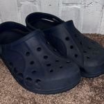 Crocs  iconic navy blue comfort slip on shoes Photo 1