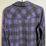 Tuckernuck  Aubergine Check Parker Shacket Flannel Purple Black Photo 4