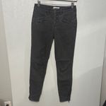 Free People Black Ankle Zip Skinny Jeans Photo 1