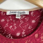 Lovers + Friends  Red Floral Lace Cutout Mini Dress Photo 6