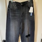 Tinseltown High Waist Loose Mom Jean  Vintage Black Womens 13 Photo 2