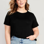 Old Navy  Luxe Crew-Neck T-Shirt for Women Medium‎ Photo 4