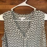 DR2 Sleeveless Tunic Blouse Black and White Top Size Small Photo 1