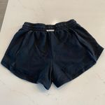 Nike ‎ Fleece Black High Rise Cotton Shorts Size Medium Photo 3