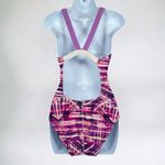 Champion Swimsuit Medium 8-10 One Piece Bathing Suit Purple Pink White Womens Photo 1