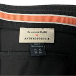 Anthropologie Essential Flare Pant Sz 4 Black Classic Stretch Office Business Photo 7