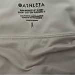 Athleta  run with it 3.5” athletic running shorts pink size small Photo 3