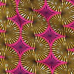 Chez Kevito‎ Shirt Womens Large Pink Yellow Off Shoulder Ruffle Bohemian Peasant Photo 4