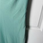House Of CB  Alette Jade Satin Strapless Maxi Dress M Photo 4