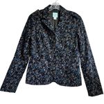 Kimchi Blue Women's Floral Blazer Jacket Navy Roses‎ Structured Classic Retro M Size M Photo 0