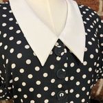 NWT Alexia Admor Polka Dot Black and White Dress Size 8 Photo 1