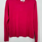 Mango MNG  Pink Crewneck Lightweight Sweater Viscose Cashmere Blend Size‎ M NWT Photo 0