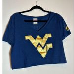 PINK - Victoria's Secret  West Virginia Mountaineers Cropped T Shirt Size S Photo 1