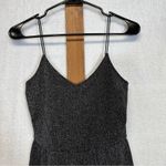 H&M  Divided Black‎ & Silver Sparkly Sleeveless NYE Romper Size 2 Photo 1
