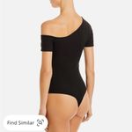 AQUA  Asymmetric Off The Shoulder Bodysuit, Black Size XL New w/Tag $48 Photo 1
