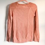 Hippie Rose  Sweater Boho Open Knit Dusty Rose Photo 4