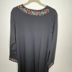 Susan Graver  Embroidered Dress Black NWT‎ Photo 3