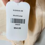 Dress Up Blush Pink Peach White Star Pattern Jean Jacket Sz Large Photo 7